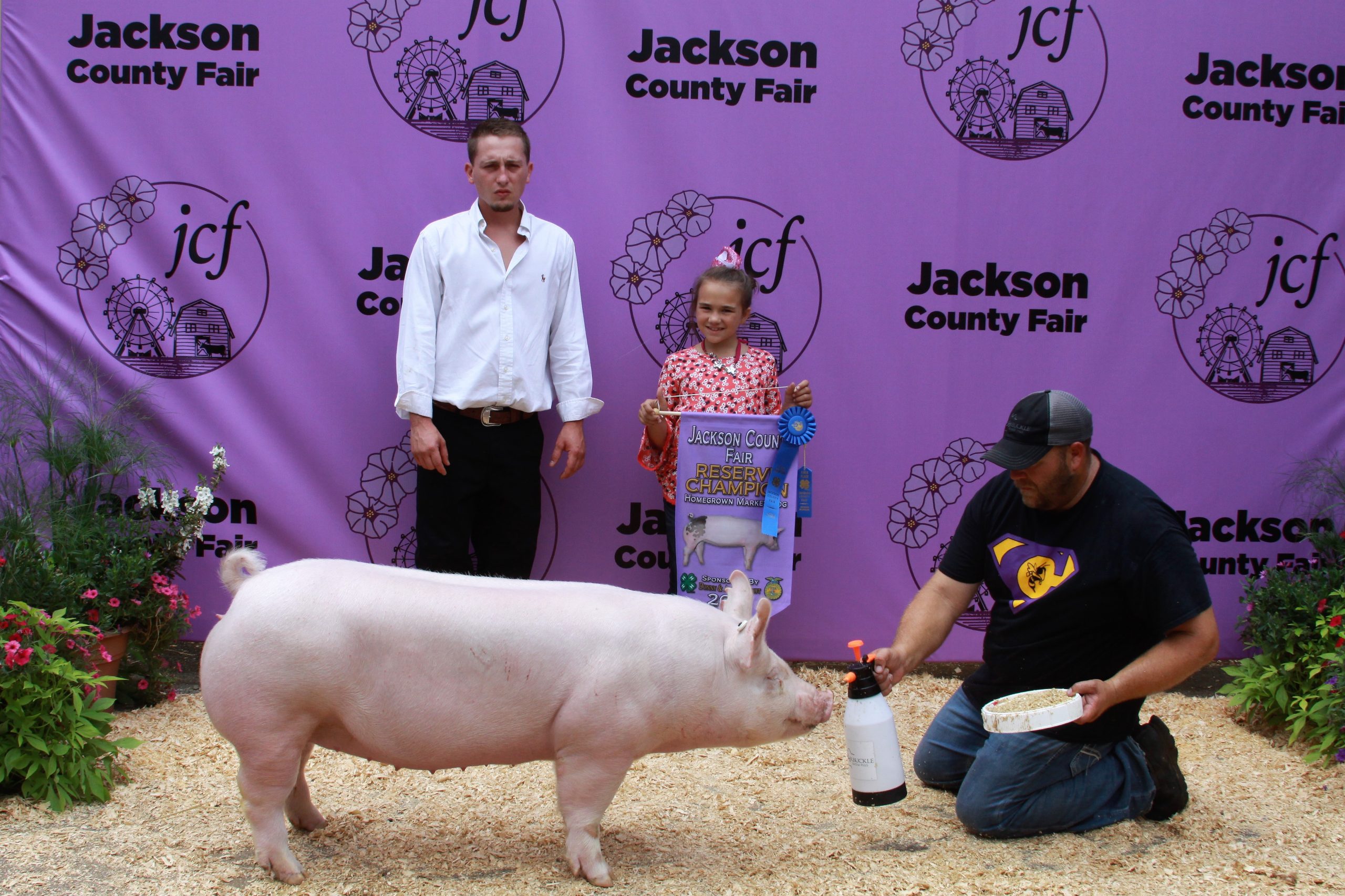 2019 Jackson County Fair, Reserve Champion Homegrown, Sired by Hand It Over